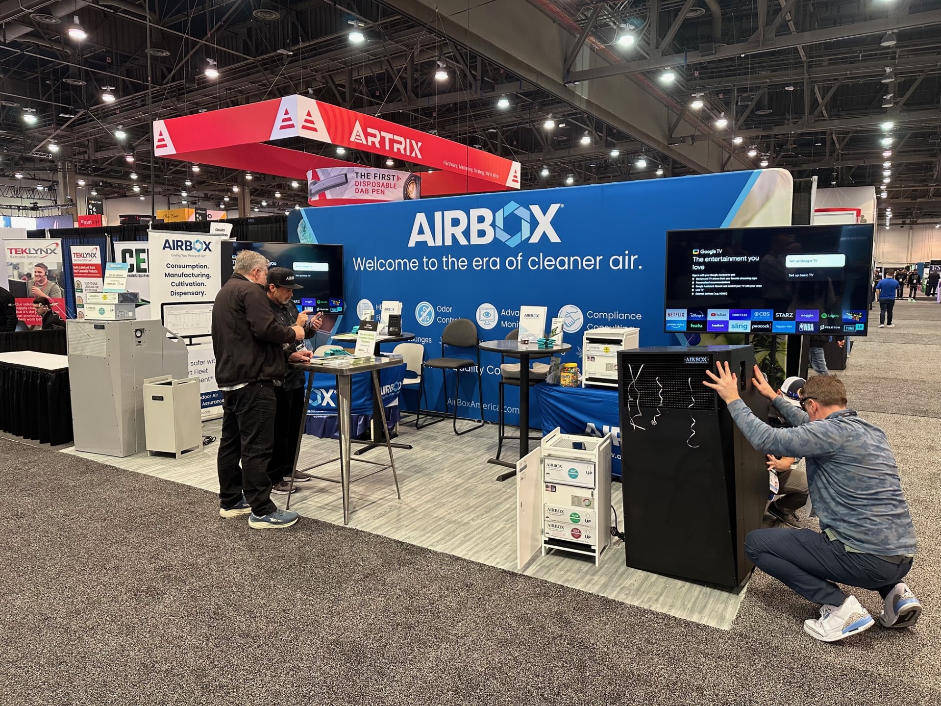 Airbox Showcasing Air Purifier Solutions In Las Vegas At Final Day Of